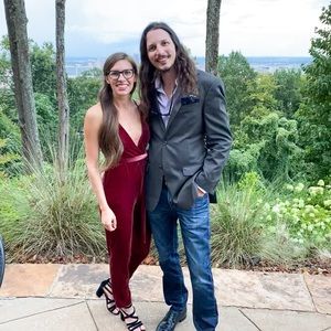 EXPRESS Velvet Jumpsuit-great for winter parties